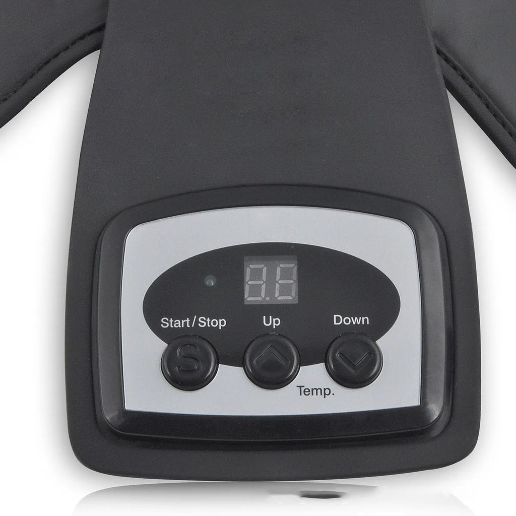 Infrared knee and shoulder massager with adjustable temperature control and multiple pads