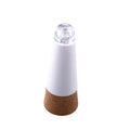 USB rechargeable LED bottle cap light with waterproof plastic shell for decorative holiday use