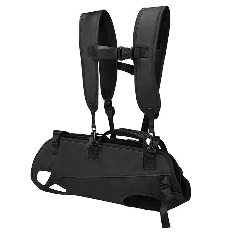 Airborne outdoor walking stretcher pet backpack in Oxford cloth with 50 litre capacity