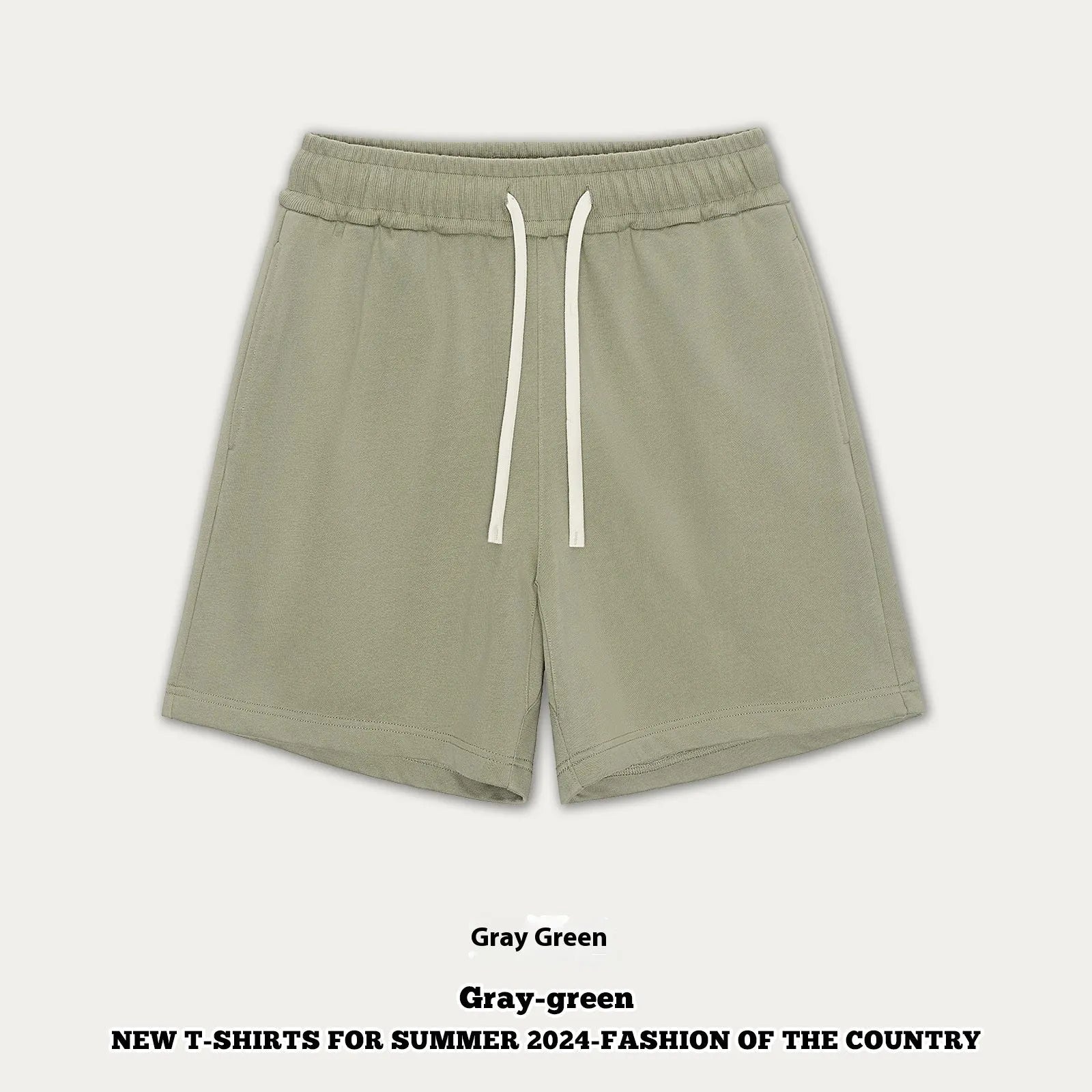 Cotton denim casual pants for baby boys and girls in loose fit summer shorts
