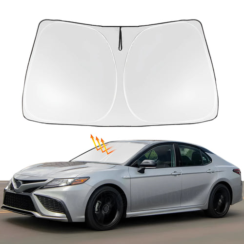 Silver reflective windscreen sunshade for Toyota NOAH XOVY 90 series car