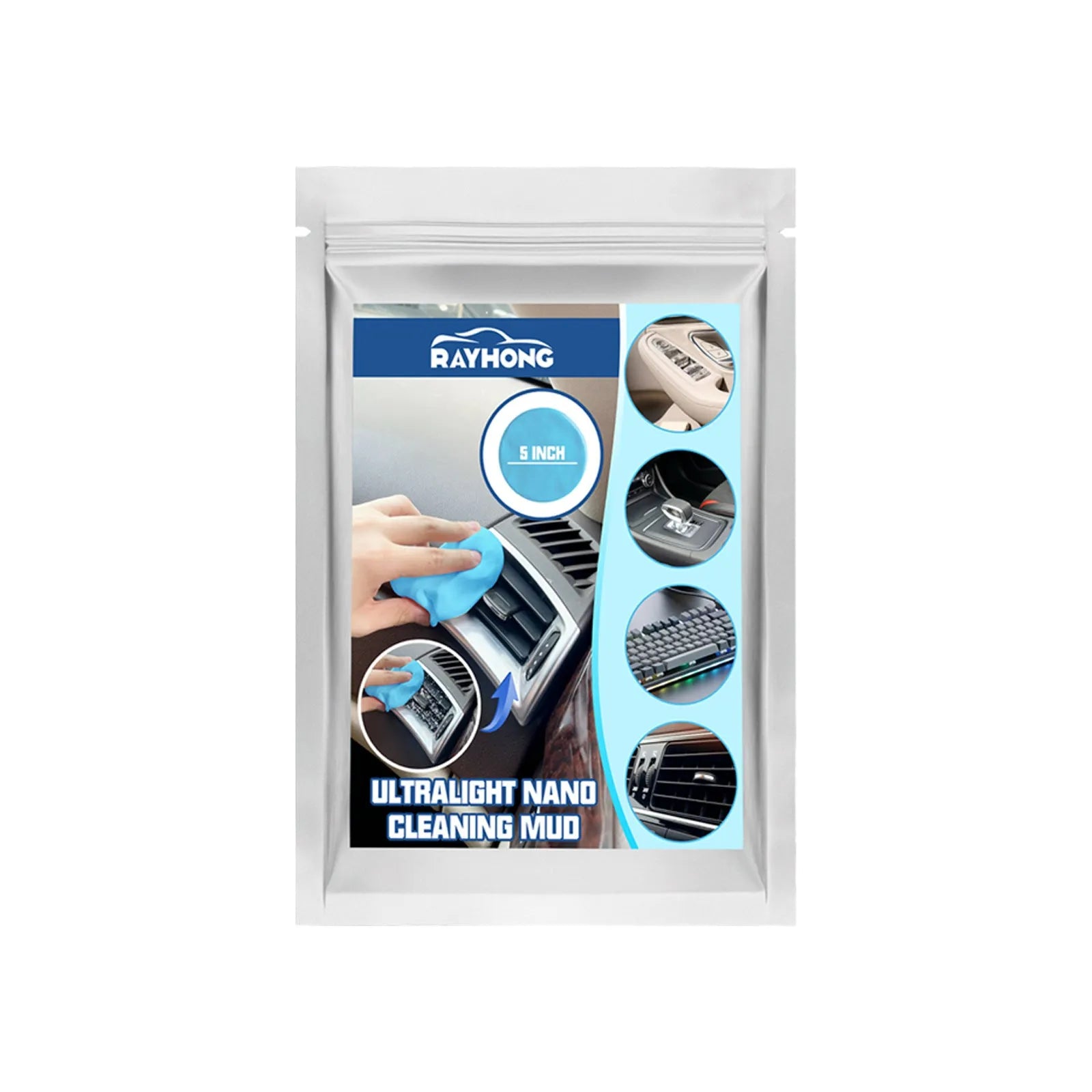 15x10cm car cleaning mud for gap and vent dust removal