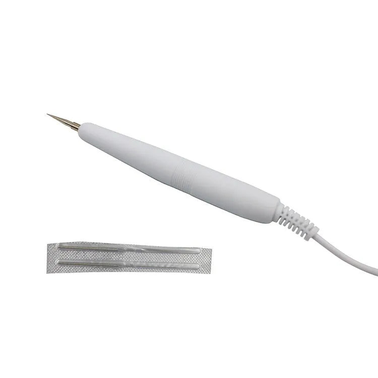 White professional spot removal pen beauty instrument for salon mole removal treatments.