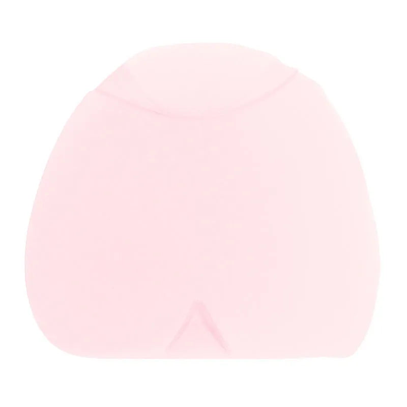 Simple solid colour cold compress cap in polyester, shown in black, dark blue, and pink.