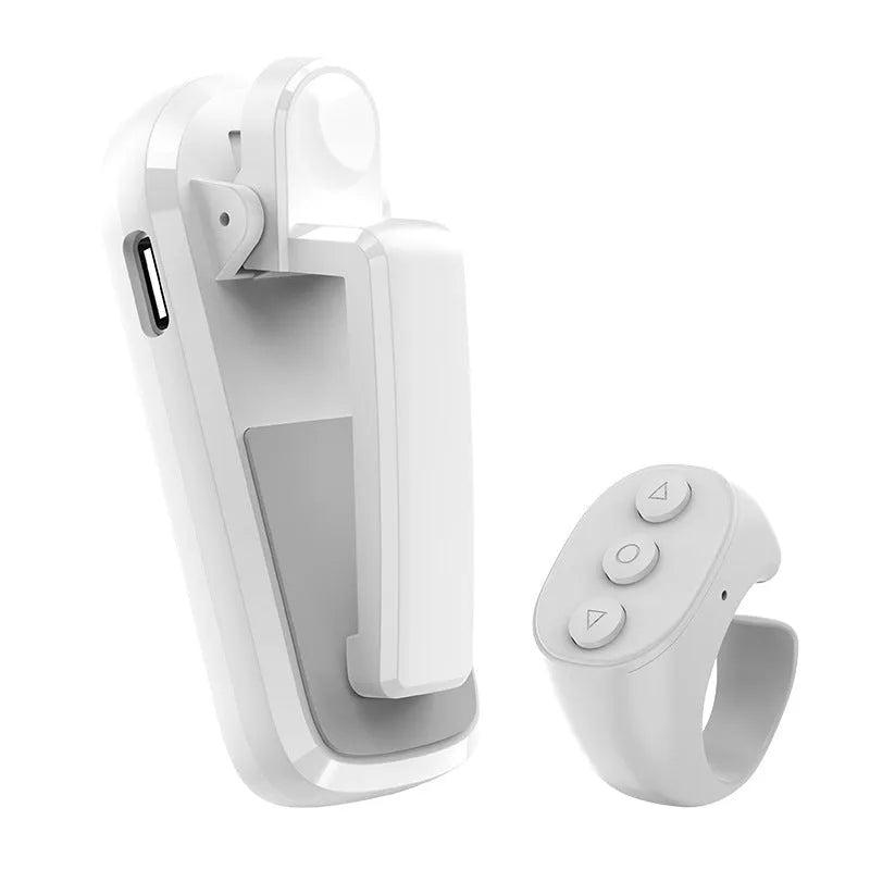Wireless page turner remote control with handheld clicker for tablets and e-readers in black colour