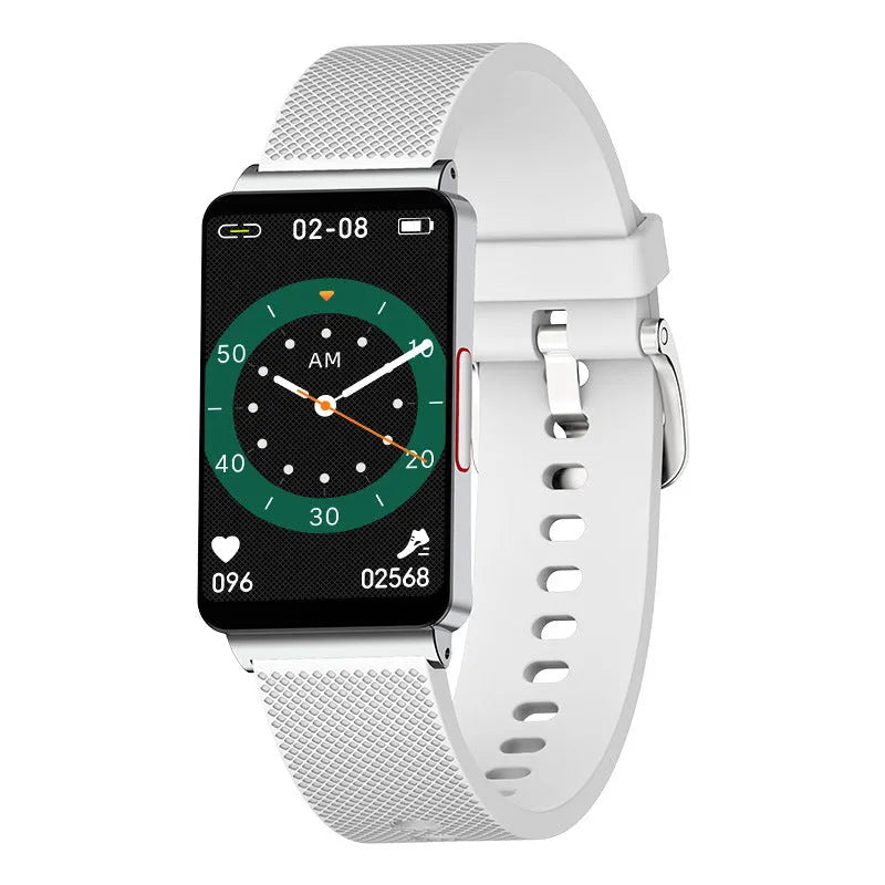 EP08 smart health bracelet with touch screen on TPU wrist strap in black colour option
