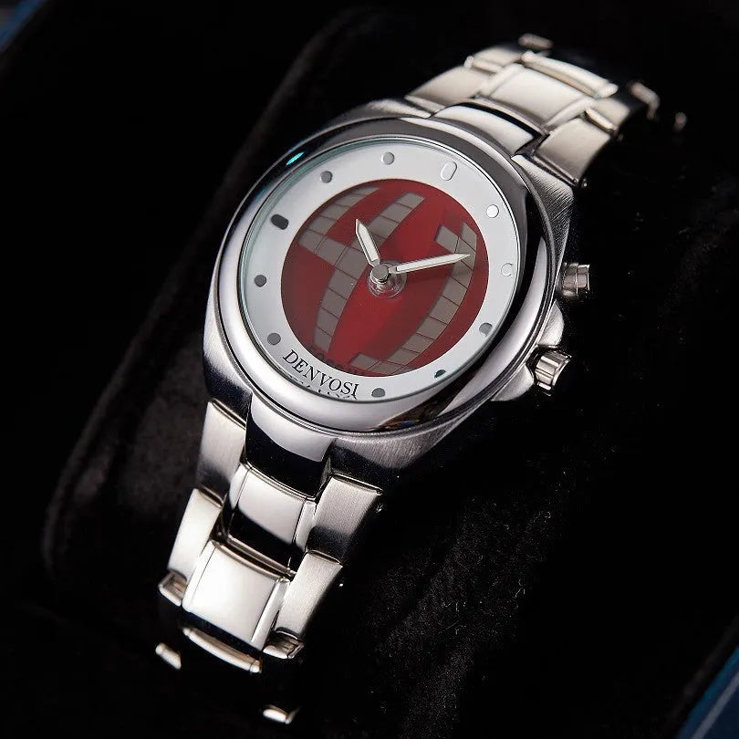 Millennium vintage Y2K digital men's watch with dual display on a metal alloy strap.