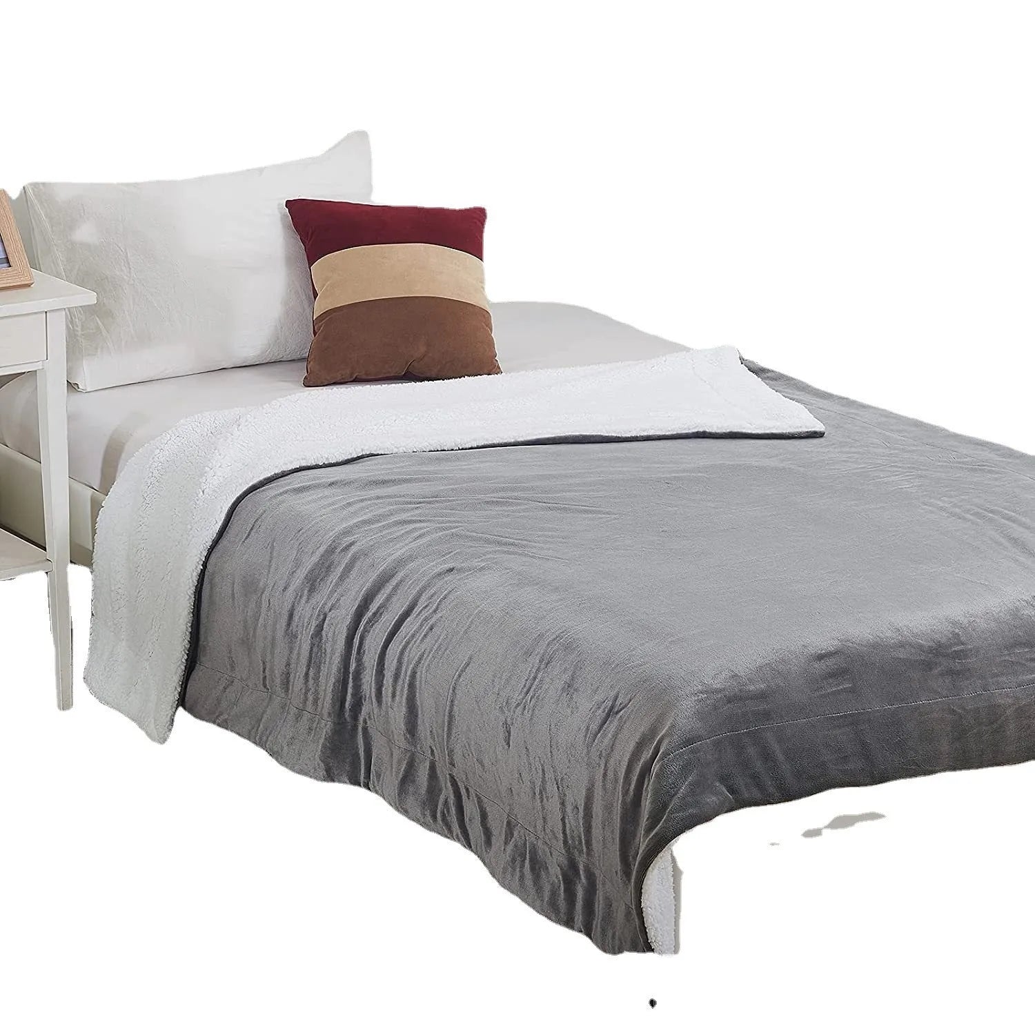 USB electric heating blanket with timing control and flannel fabric in 70x100cm size