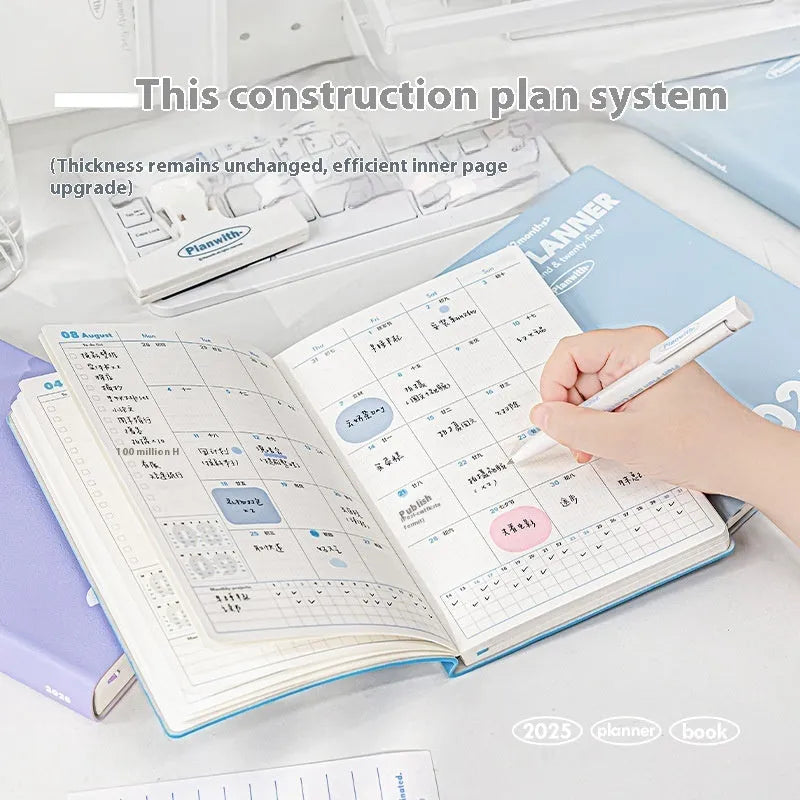 Waterproof notebook with PU cover in multiple colours for postgraduate study records