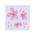 Cherry blossom pattern car stickers in two sizes: 11cm x 10cm and 25cm x 24cm