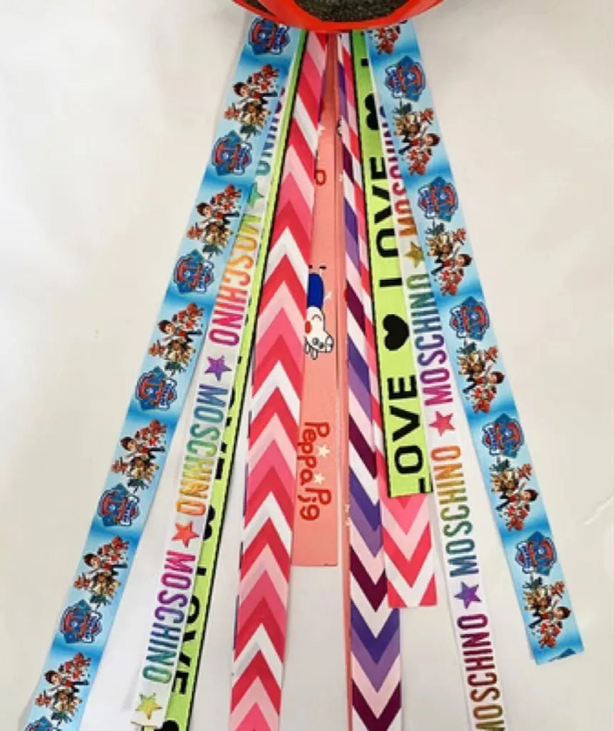 Children's helmet decorative streamer in multiple colour options for roller skating and balancing car safety gear