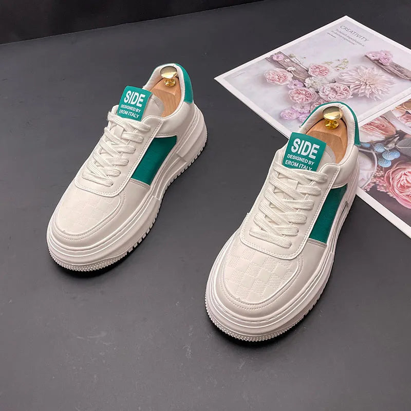 Unisex cloth casual shoes with rubber foam sole in white green and black colours sizes 38 to 43