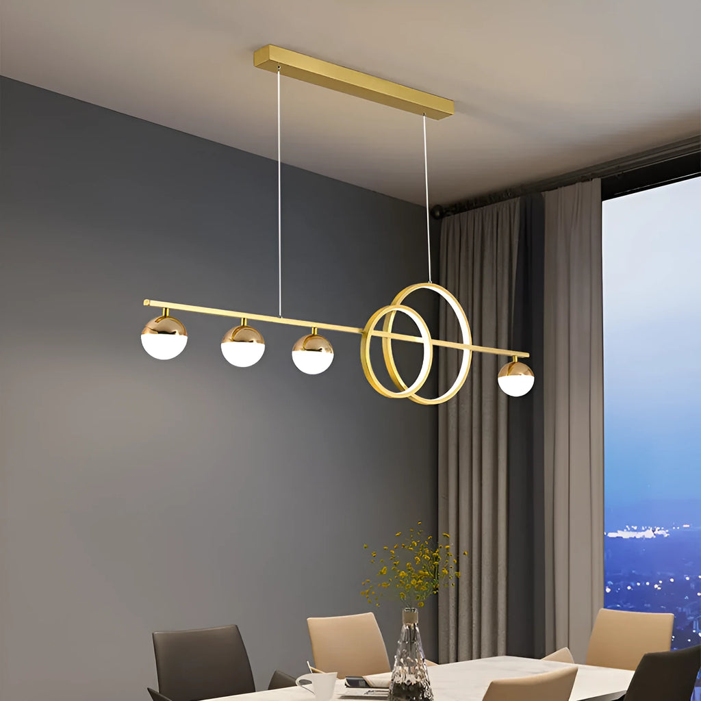 Rectangular black Nordic-style LED ceiling lamp with remote control on a white background.