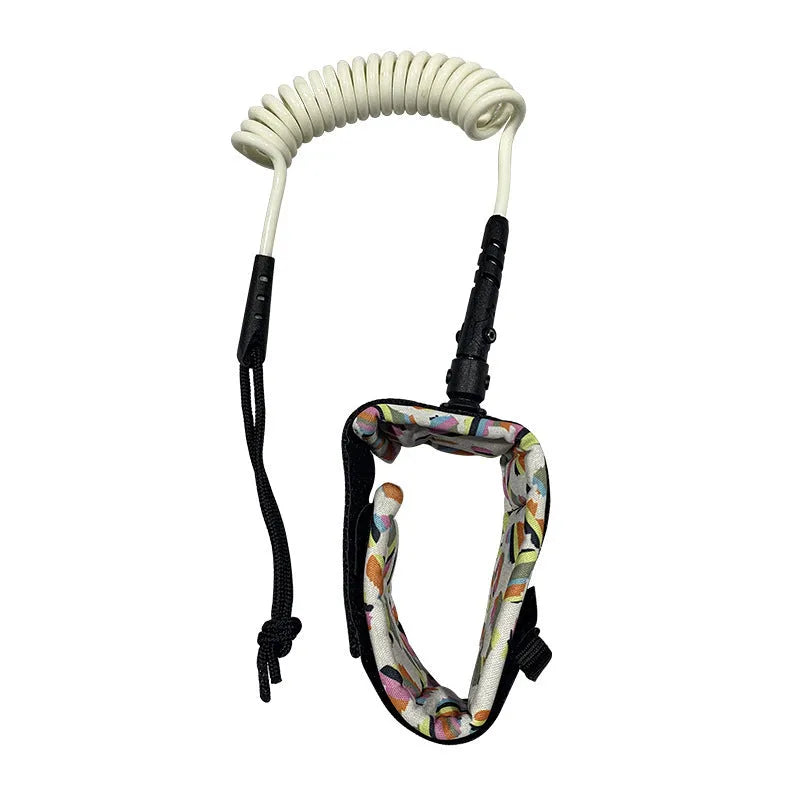 Surfboard hand holding rope with high elasticity for training applications