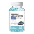 Container of 60 creatine monohydrate gummy supplements for dietary support