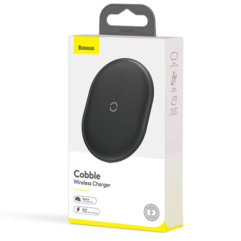Baseus 15W wireless charging pad for mobile phones with Type-C port and LED indicator