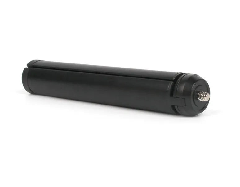 Black aluminium alloy tripod for mobile phones compatible with Apple iPhones