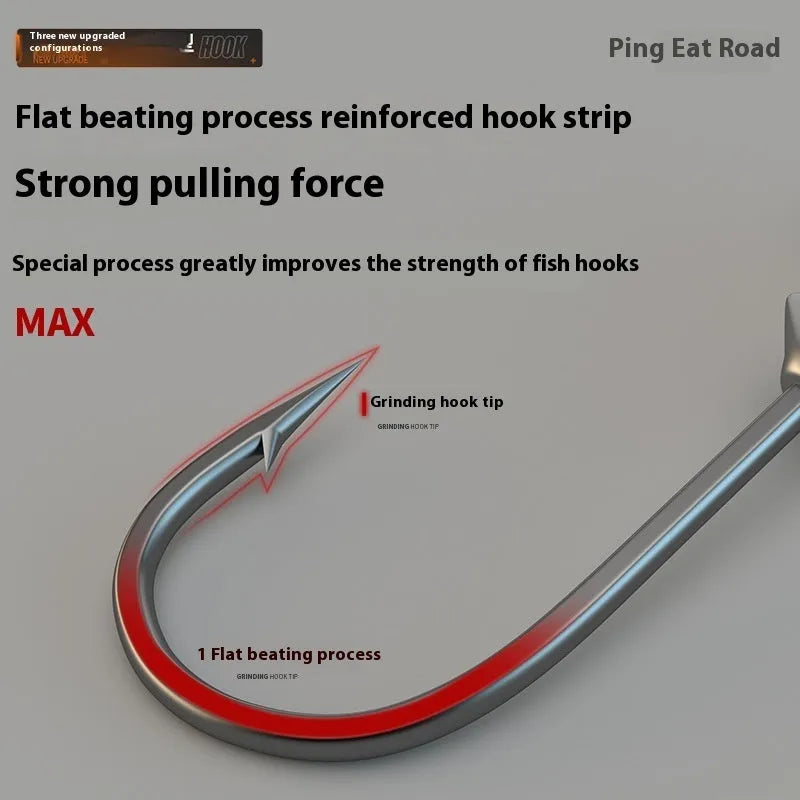 Fishing jig hooks 50 pieces pack with lead heads and reinforced construction
