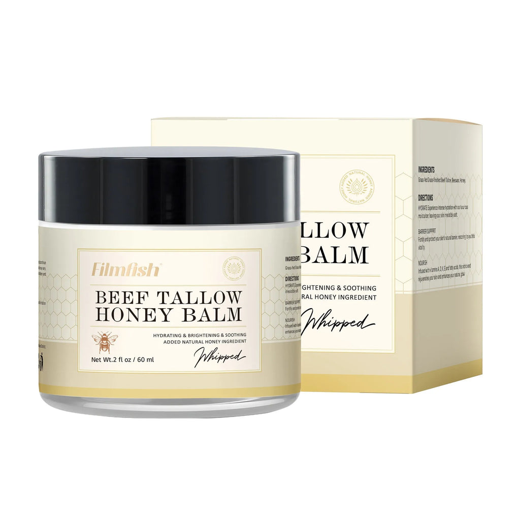 60ml jar of honey moisturising body cream for dry sensitive skin care