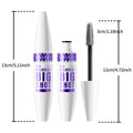 White waterproof mascara tube with 10ML capacity for lash shaping and curling