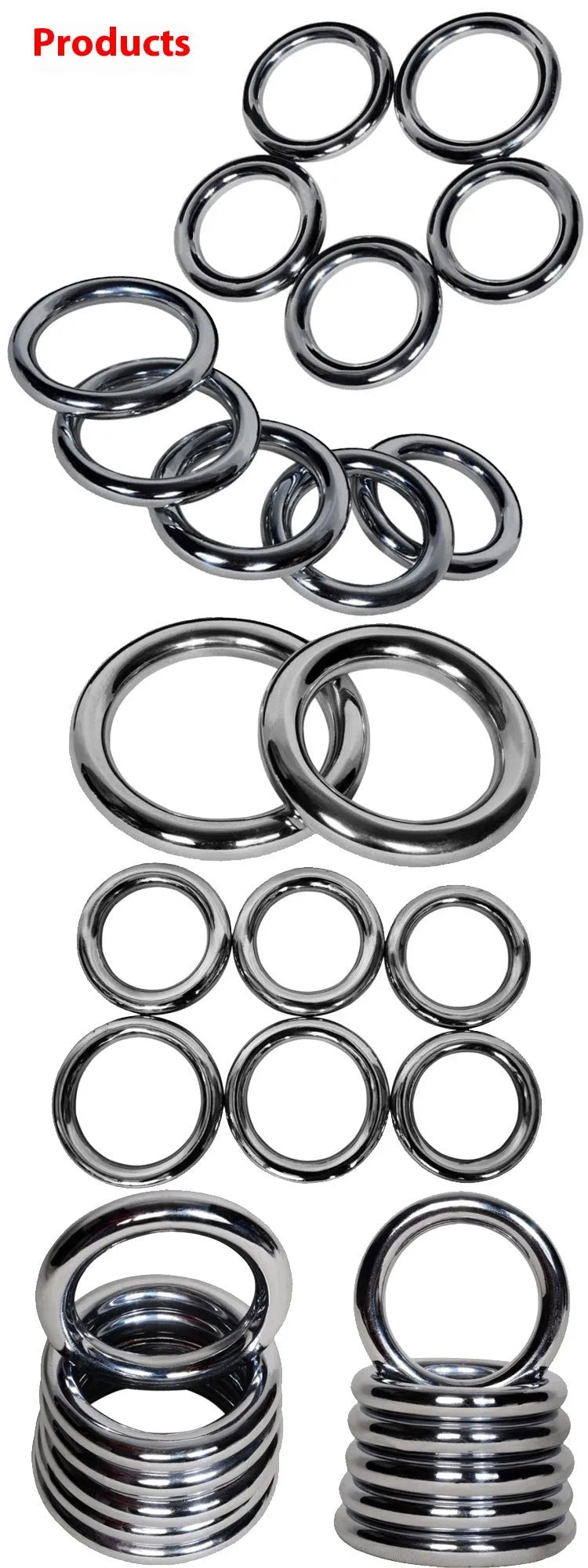 Wing Chun carbon steel training ring for martial arts forearm strength