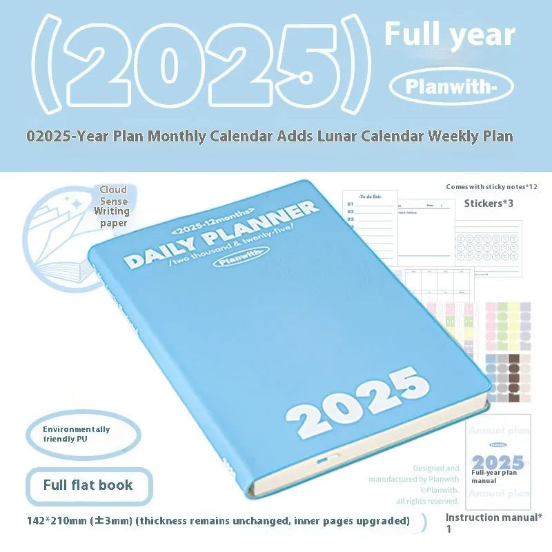 Waterproof notebook with PU cover in multiple colours for postgraduate study records