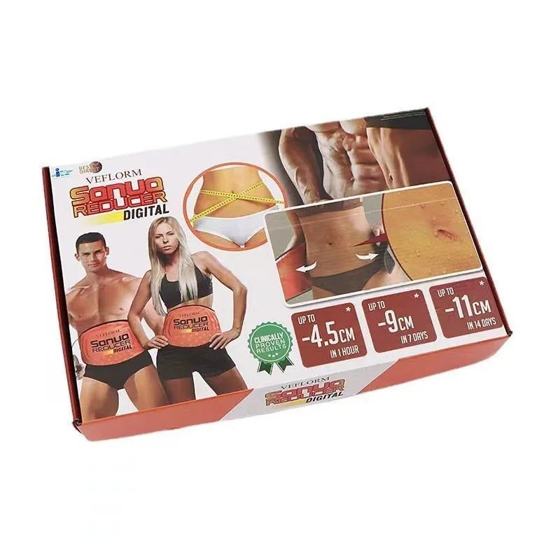 Hot compress waist support sauna massage belt for yoga and exercise with sizing options