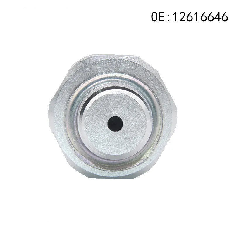 GM fuel pressure sensor with metal construction and silver finish, compatible with part numbers 12616646 12677836 D1846A.