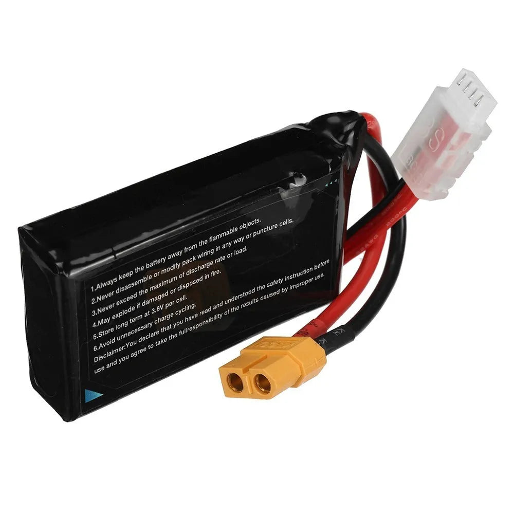 7.4V 1200mAh RC lithium battery for remote control cars and boats