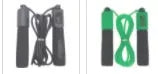 Adjustable 3-metre skipping rope with foam PVC handles in multiple colour options