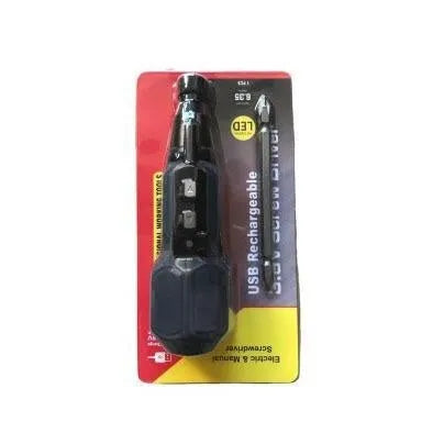 Alloy steel straight handle electric screwdriver with 36V battery and 10Nm torque in black or blue