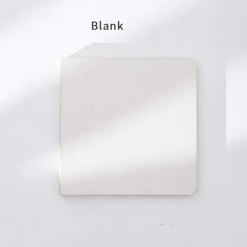 Square 14.5cm notebook with embossed fruit cover design and 80g thickened paper pages