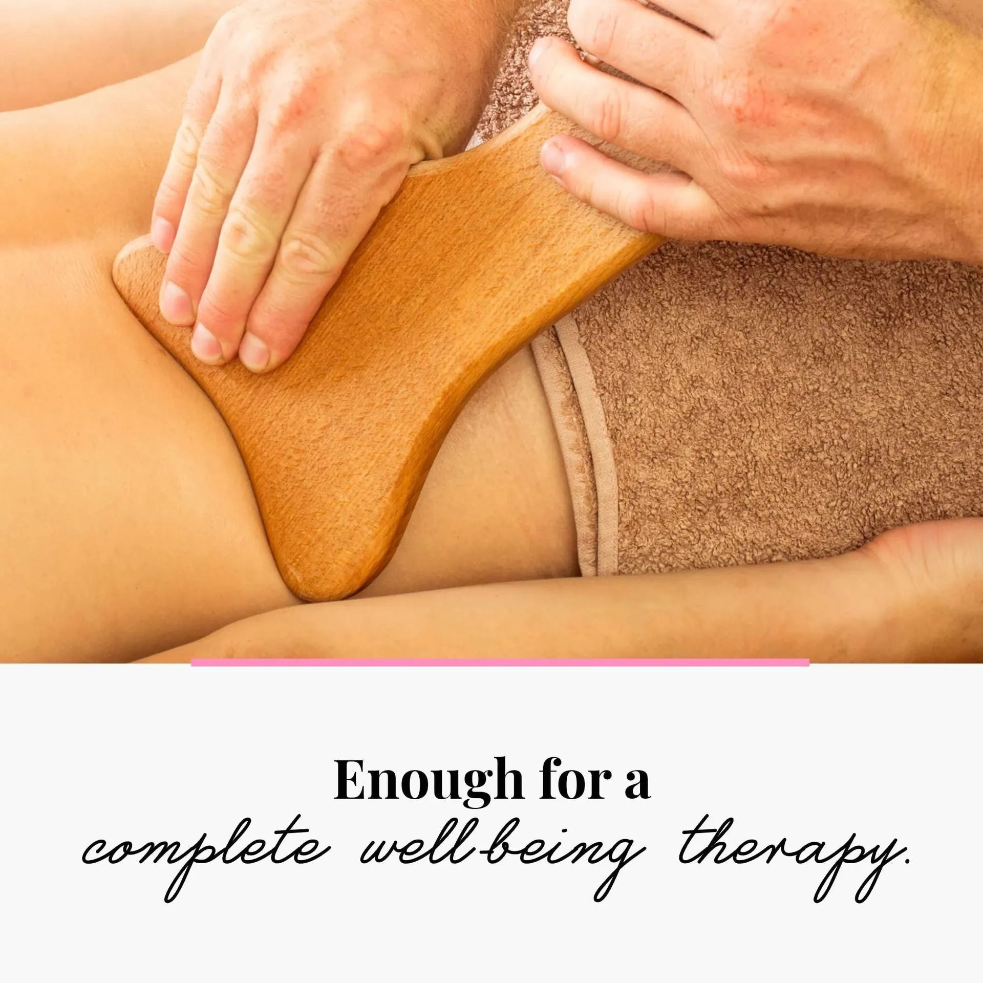 Beech wood massage roller set showing T-shaped design, multiple wheel configurations and back massager
