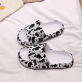 Leopard print slippers for women with thick EVA sole in multiple colour options