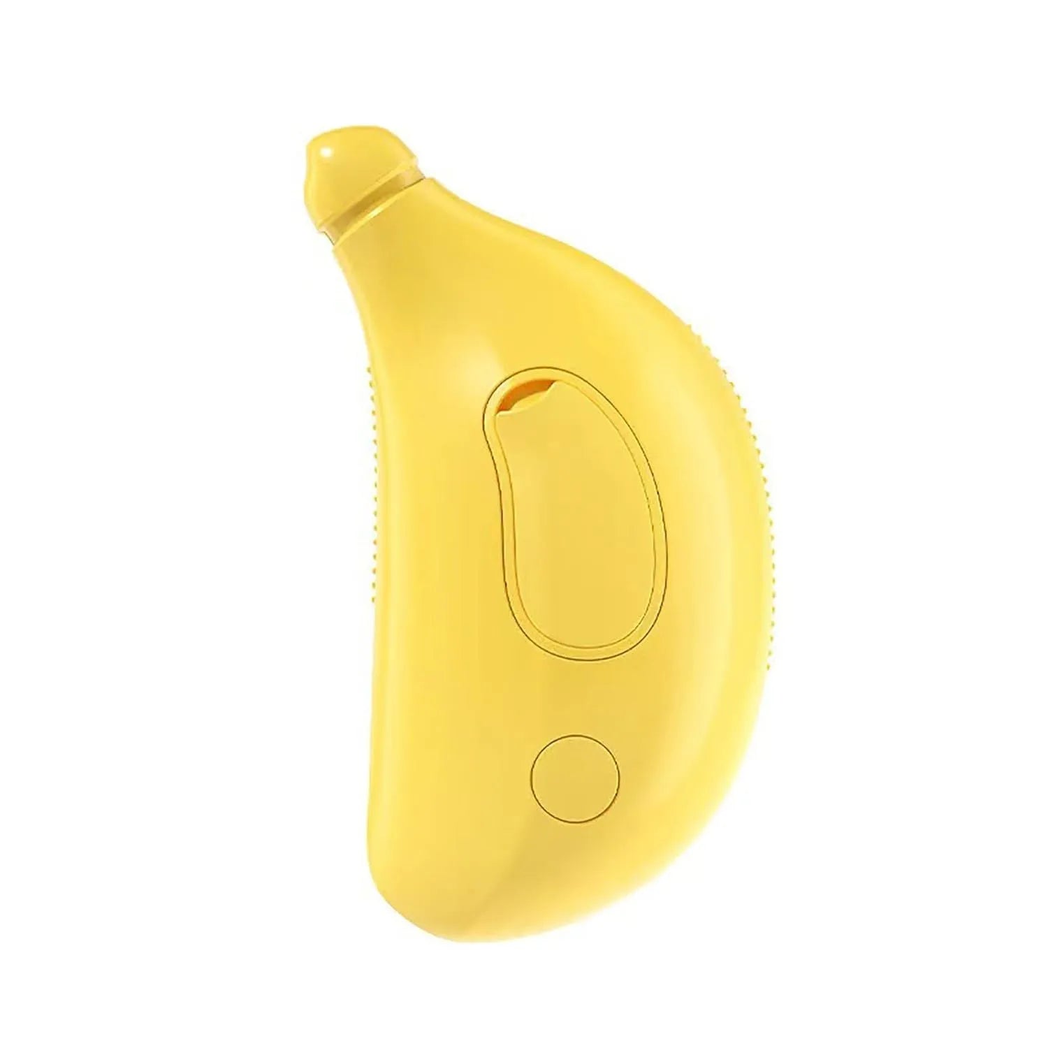 Green rechargeable 3-in-1 cat steam brush with massage and grooming functions