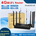 Industrial iron box 4G router with removable design measuring 29.5x25x5cm