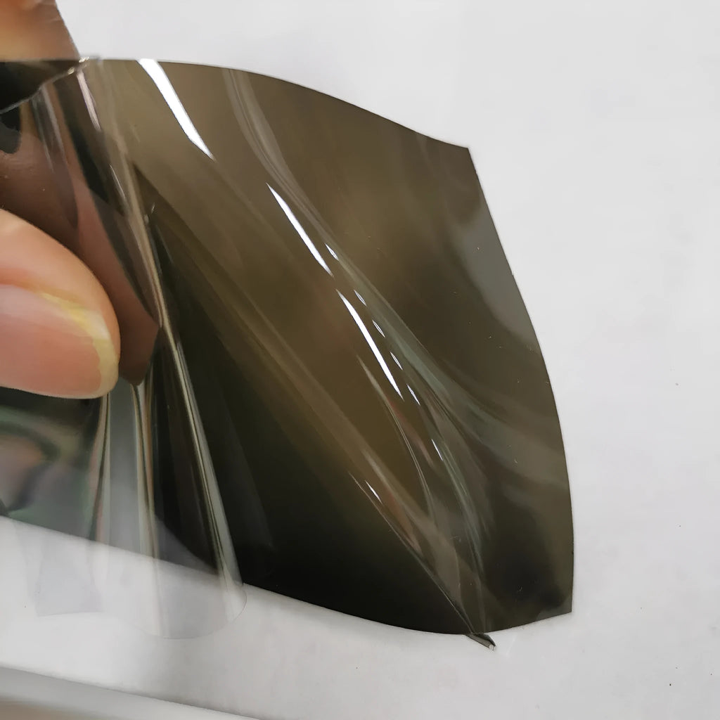 Roll of 30cm wide matte dark gray TPU protective film for car LED lampshades