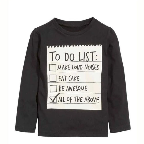 Boys' blue cotton long sleeve t-shirt with letter print and matching pants, a two-piece casual clothing set.