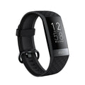 Black smart bracelet with health monitoring for blood pressure, blood oxygen, heart rate and ECG