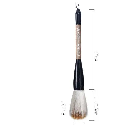 Large traditional Chinese painting wrist brush with sheep hair nib for calligraphy and ink art