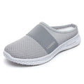 Women's mesh casual shoes with flat heel, hollow-out detailing, and round toe in multiple colour options