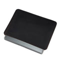 Brown genuine cowhide horizontal computer liner bag showing laptop compartment