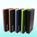 20000mAh portable power bank in multiple colours with compact rectangular design