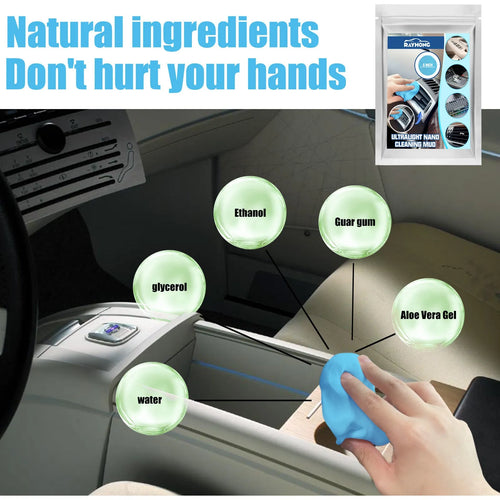 15x10cm car cleaning mud for gap and vent dust removal