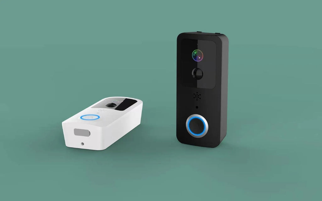 Waterproof HD visual doorbell with remote intercom and app notification capabilities