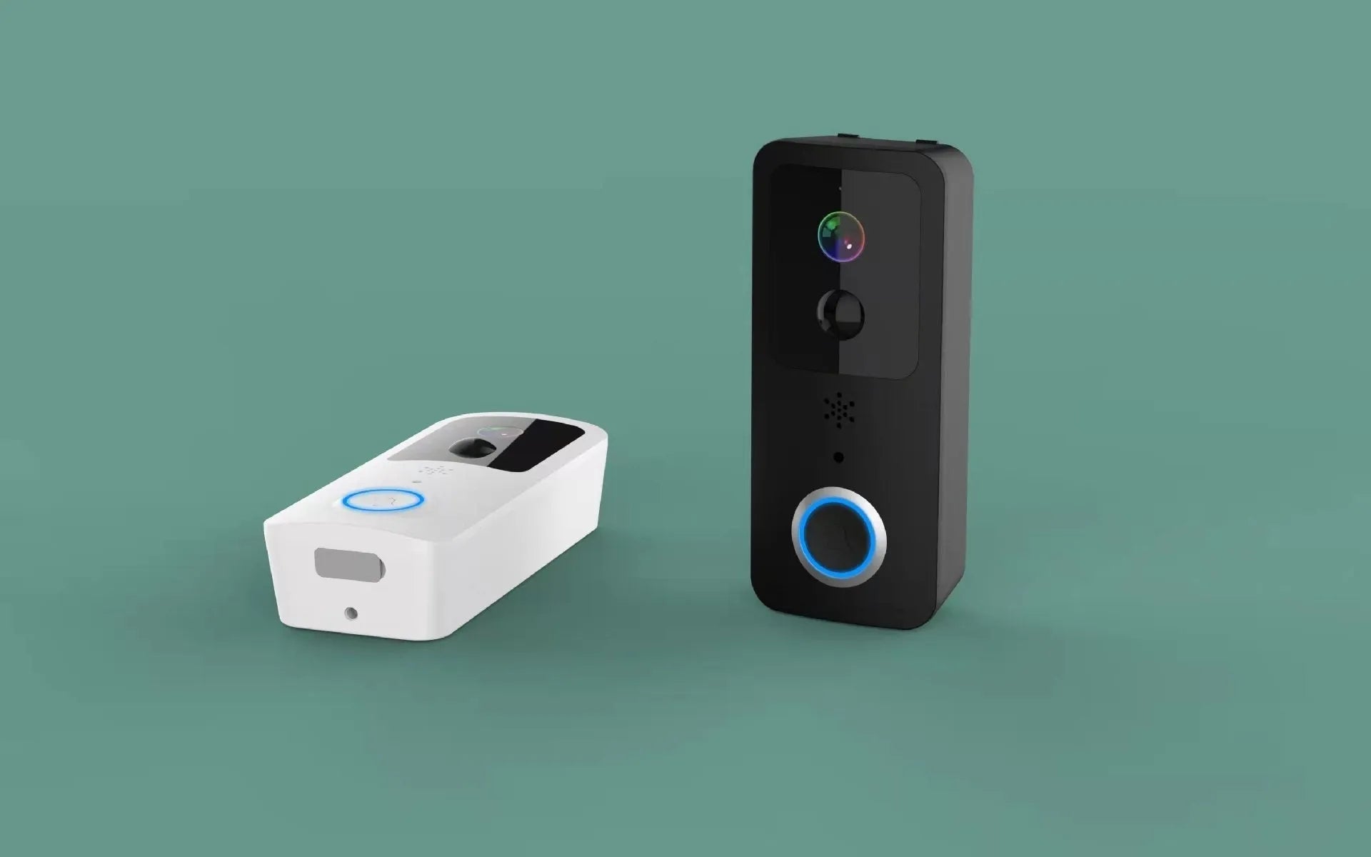 Waterproof HD visual doorbell with remote intercom and app notification capabilities