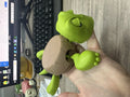 ABS plastic Turtle Coaster in light green colour with heat insulation function for table protection
