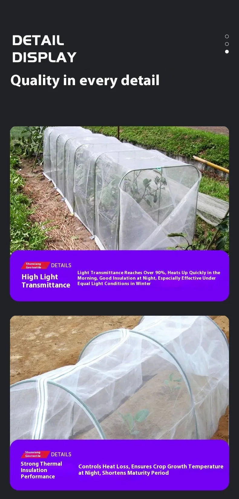 4 metre by 8 metre plastic greenhouse film sheet for vegetable shed insulation