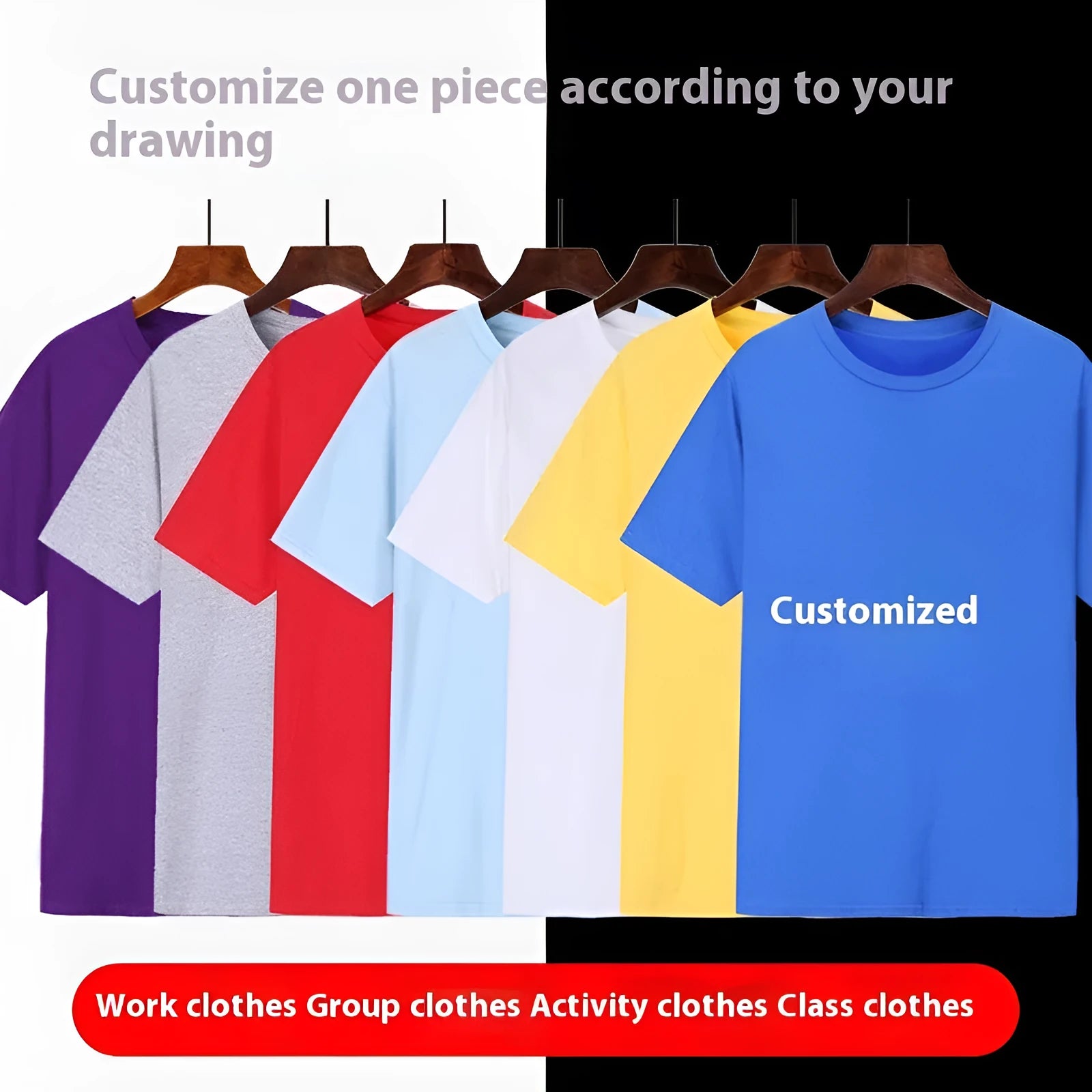 Men's loose fit cotton t-shirt in multiple colours showing printed design detail