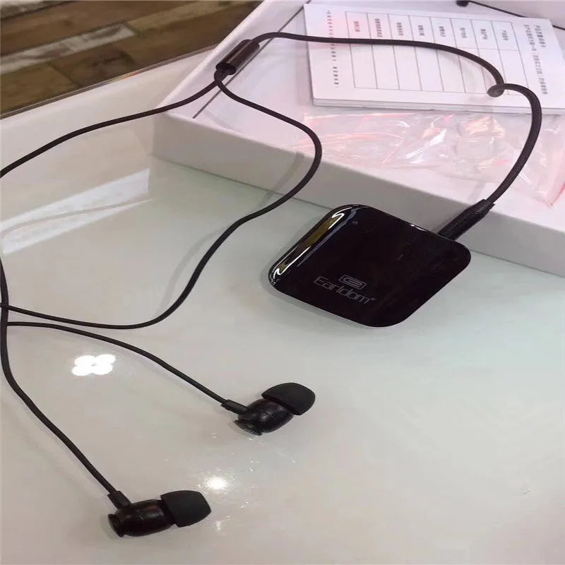 Bluetooth lavalier wireless headset with 10m range in black, grey, red, white colour options